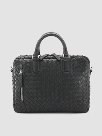Officine Creative Armor 011 Hand-Woven Shoulder Bag in Black at Nordstrom
