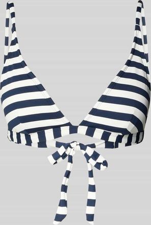 Barts Bikini-Oberteil mit r&uuml;ckseitiger Schn&uuml;rung Modell YADBOR in Marine, Gr&ouml;&szlig;e 36