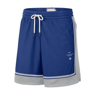 Nike Mens Philadelphia 76ers Standard Issue 6 Basketball Shorts in Blue | IQ1815-495