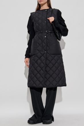 Moncler Butor Puffer Vest, Womens, Black