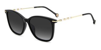 Carolina Herrera HER 0100/G/S 807/9O Womens Sunglasses Black Size 56