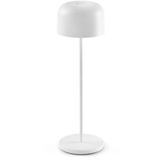 Faro Barcelona Faro Mavis 36cm L&aacute;mpara Port&aacute;til Para Exterior Mavis Usb-c De 36 Cm, Color Blanco Mate, Ip54 2700k