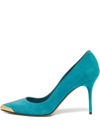 Alexander McQueen Pumps met puntige neus - Blauw