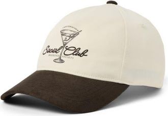 Travis Mathew Invite Only Six-Panel Snapback Cap in Turkish Coffee at Nordstrom