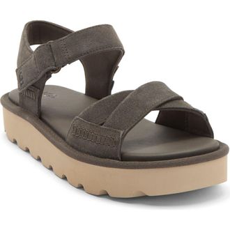UGG Sungaze Strappy Sandal in Dense Smoke at Nordstrom Rack, Size 10