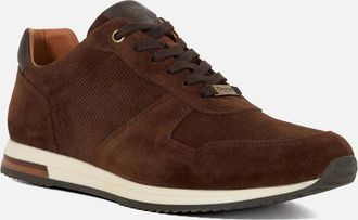 Dune London Mens Trilogy Classic Mens Trainers - Brown - Size: 10