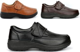 Generic Mens Lightweight Touch Fasten Shoes Size 10 Mens Casual Shoes Size 12 Comfort Shoe Charles Southwell Touch Fastening Strap Very Lightweight Sizes 6-12