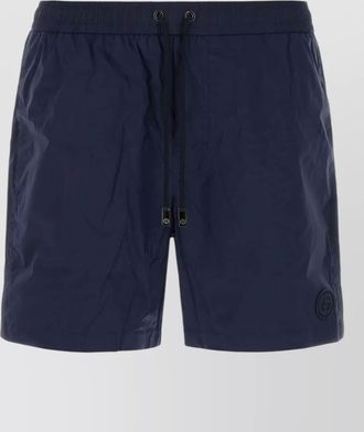 Giorgio Armani stretch nylon swim shorts back pocket