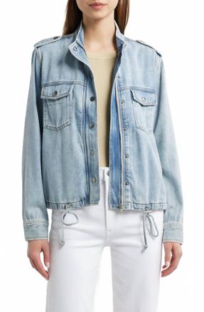 Rails Collins Denim Utility Jacket In Faded Indigo
