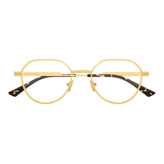 Bottega Veneta Glasses, unisex, Yellow, Size: 51 MM Optical Frame
