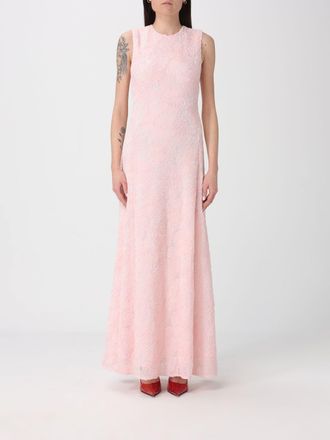 Rotate Abito lungo Rotate in mesh jacquard