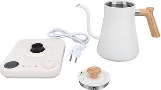 OEM Hervidor El&eacute;ctrico De Cuello De Cisne De Acero Inoxidable 304 De 1200 W Con Control Preciso De Temperatura, Tetera Para Servir Caf&eacute; Con Pantalla Lcd, 
