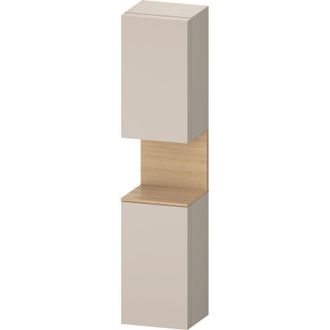 Duravit Qatego Armario Alto, Puerta Bisagra Izquierda, - Duravit