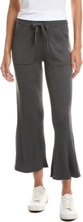 Splendid Rib Knit Wide Leg Crop Pant