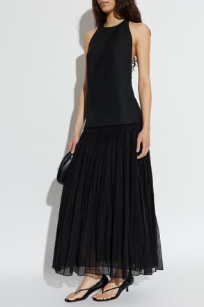 R&oacute;he Strappy Dress, Womens, Black
