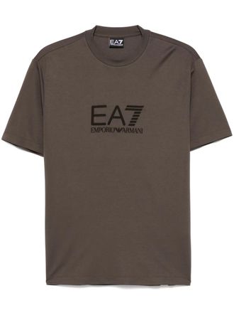 Tシャツ・カットソー GIORGIO ARMANI Men Tops 415754 6LSM90SJTKZ BROWN Regular fit jersey t-shirt | Armani Exchange