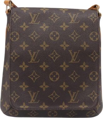Louis Vuitton Musette Salsa Monogram Canvas Brown Canvas Handbag (Pre-Owned)