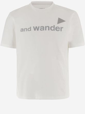 And Wander Cotton T-Shirt - White