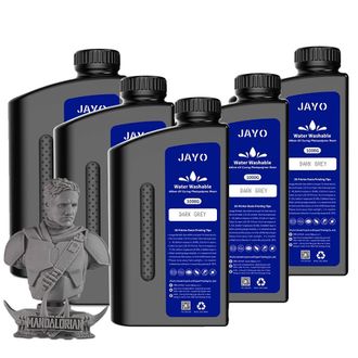 OEM Resina Para Impresora 3d, Lavable Con Agua, Bajo Olor, Ww St Gris Oscuro