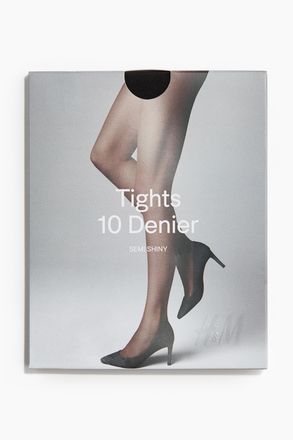 H&M Strumpfhose 10 Denier - Grau