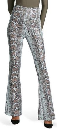 Commando Sequin Animal Flare Leggings in Copper Snake at Nordstrom Rack, Size Medium