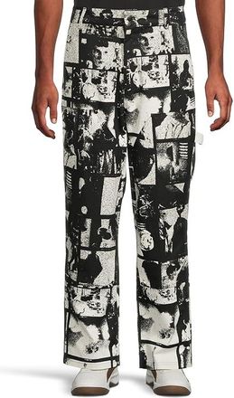 Puma Hoops X E.T. Twill Pants Mens Clothing Puma Black/AOP : 2XL, Cotton/Twill