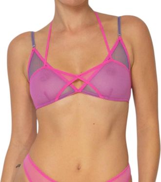 Only Hearts Whisper Astrid Bralette In Pink