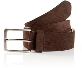 Tom Tailor Synthetikg&uuml;rtel TOM TAILOR, Herren, Gr. 100, braun, Rindsleder, G&uuml;rtel Synthetikg&uuml;rtel, Veloursg&uuml;rtel, Freizeit- und Anzugsg&uuml;rtel, bis Gr. 120