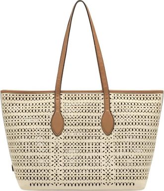 Gianni Chiarini Shopping Mashup - Dames - Shoppers - Beige - ONE Size - Leer - Tassen