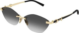 Gucci Sunglasses, unisex, Black, Size: 59 MM Gg2050S Sunglasses