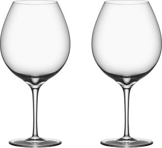 Orrefors Dnu Orrefors Set Of 2 Premier Pinot Noir Glasses