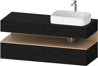 Duravit Qatego Consola Mueble Bajo Lavabo, 2 Extensiones, 2 - Duravit