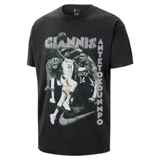 Nike Giannis Antetokounmpo Nike Mens NBA T-Shirt in Black | II7128-010