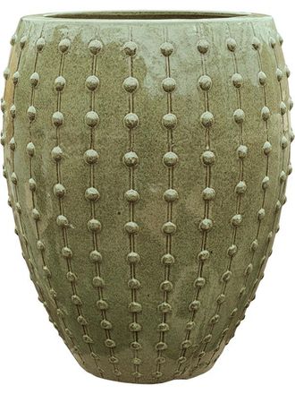 Baq Hochwertiger Xl In-/Outdoor Blumentopf Laos Emperor ø 64 cm/Höhe 80 cm, Grün