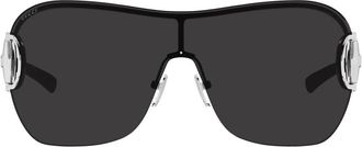 Gucci Gg 2174S Frameloze Masker Zonnebril - unisex - Zonnebrillen - Zwart - ONE Size - Nylon - Accessoires