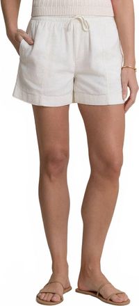 Southern Tide Emilia Woven Short In Sand White