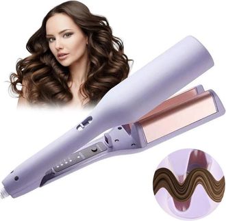 Trade Shop Trade Shop - Ferro Arricciacapelli Onda Francese A Doppia Canna Styler Da 32 Mm 4 Temperature