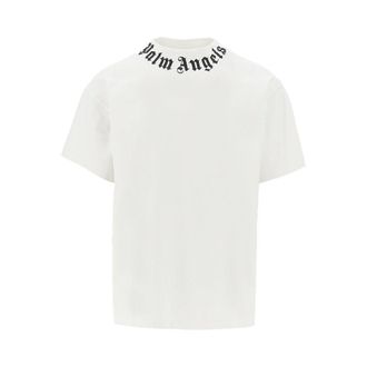 Palm Angels Neck logo print T-shirt Man L