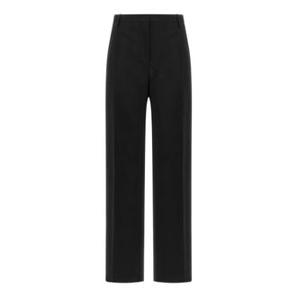 Fendi Pantalones rectos - Trousers - Mujer - Negro - 2XS