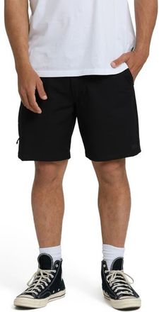 Billabong Surftrek Touring Shorts in Black at Nordstrom, Size 38