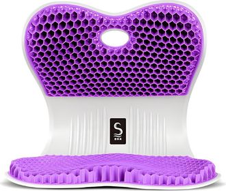 OEM 1 Coj&iacute;n Lumbar, Estructura De Panal, Tpe Flexible, Soporte Ergon&oacute;mico, Oficina/coche