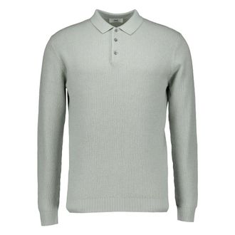 Gentiluomo Polo Shirts, male, Green, Size: 2XL Polo 3 Buttons LS