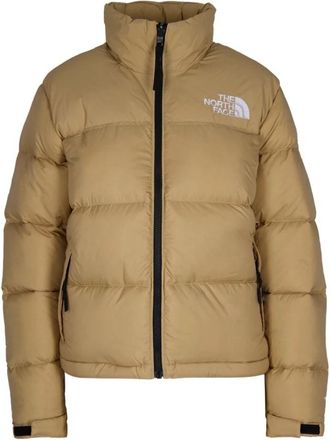 The North Face Stijlvolle Khaki Jas Aw 25 - Dames - Ski Jassen - Groen - XS - Nylon - Fitness