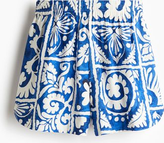 H&M Schlupfshorts aus Twill - Blue