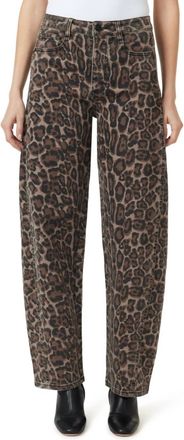 Habitual Evie Barrel Jeans In Leopard