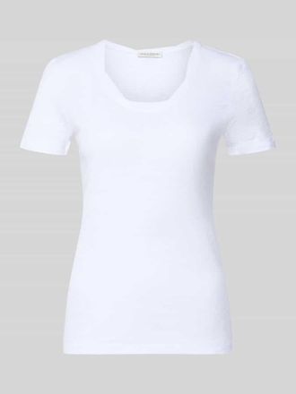 Marc O'Polo Regular Fit T-Shirt aus reiner Baumwolle in Weiss, Gr&ouml;&szlig;e XXL