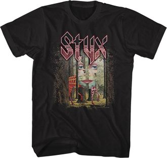 American Classics Styx The Grand Illusion Black Adult T-Shirt Tee