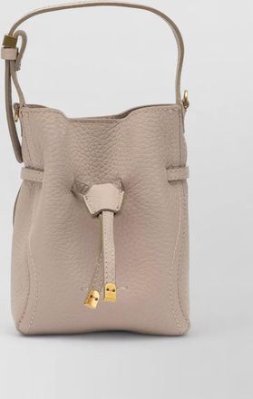 Gianni Chiarini bucket bag textured leather adjustable strap