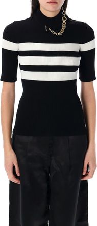 Jean Paul Gaultier Striped Knit Top