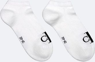 Calvin Klein Pack de 2 calcetines tobilleros de algodón elástico suave